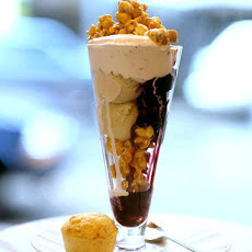 Blueberry Corn Ice Cream Sundae
