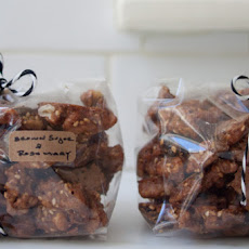 Brown Sugar Rosemary Walnuts