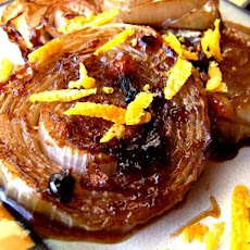 Roasted Onion Rings As Side Dish