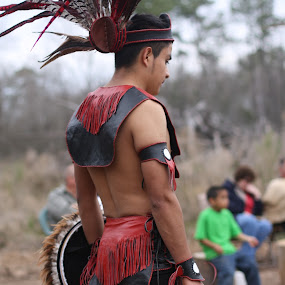 Aztec Dancer by Chuck Gant - Portrait & People Musicians & Entertainers