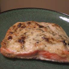 Baked Salmon With Herbed Mayonnaise