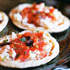 Memelas with Queso Fresco and Charred Tomato Sauce