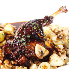 Duck Bourguignonne with Chestnut Spaetzle
