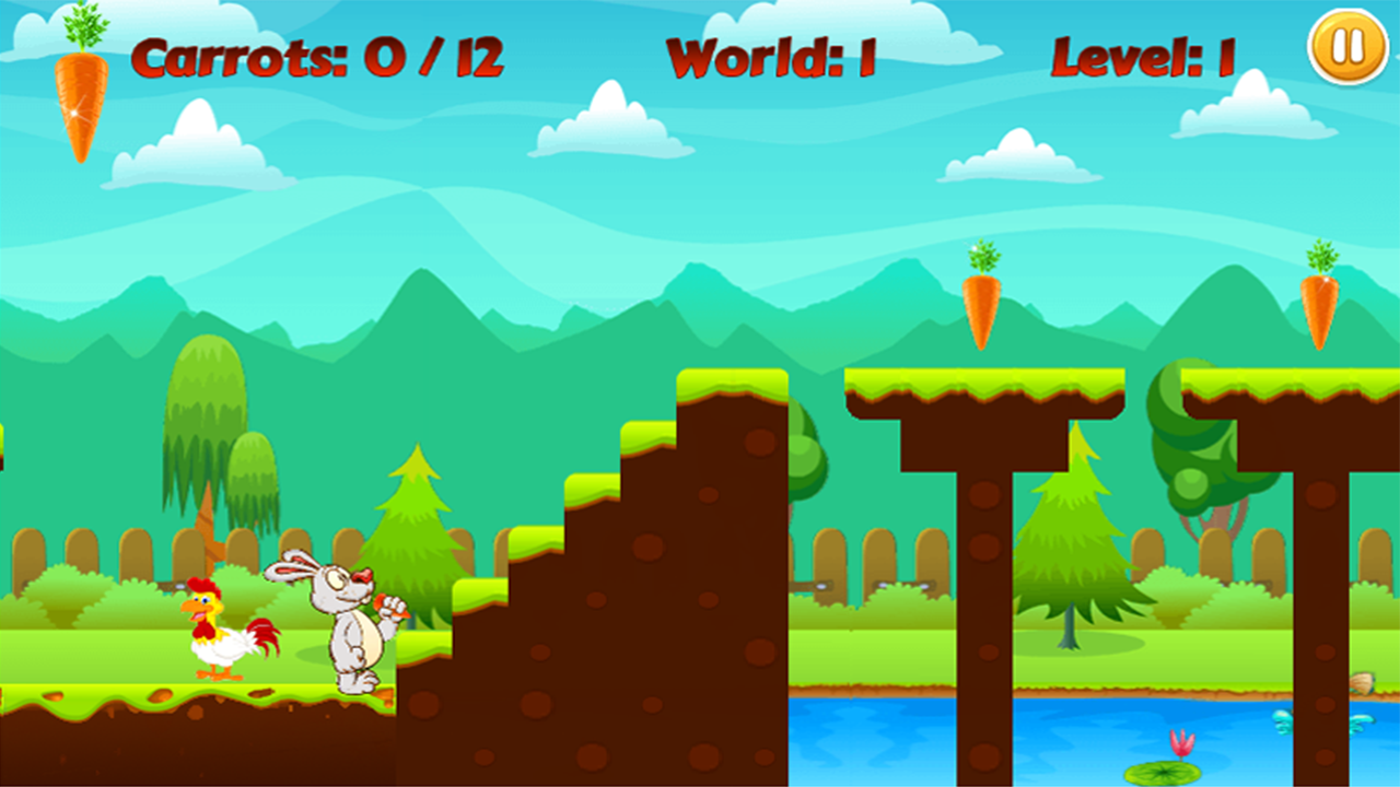 Android application Bunny Run screenshort