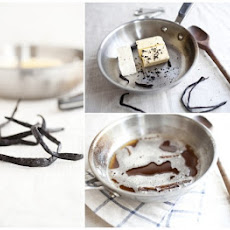 Brown Butter, Vanilla Bean Cake with Ganache Frosting