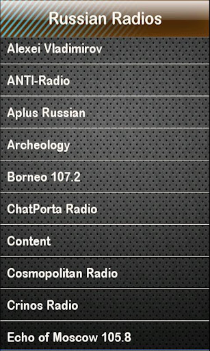 Russian Radio Russian Radios