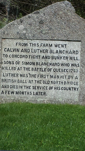 Blanchard Farm Memorial