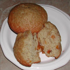 Spiced Peach Muffins