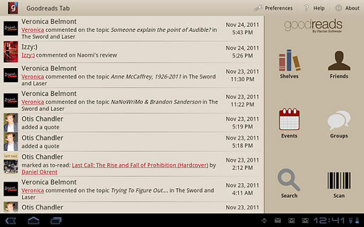 Goodreads Droid 4 - Free download