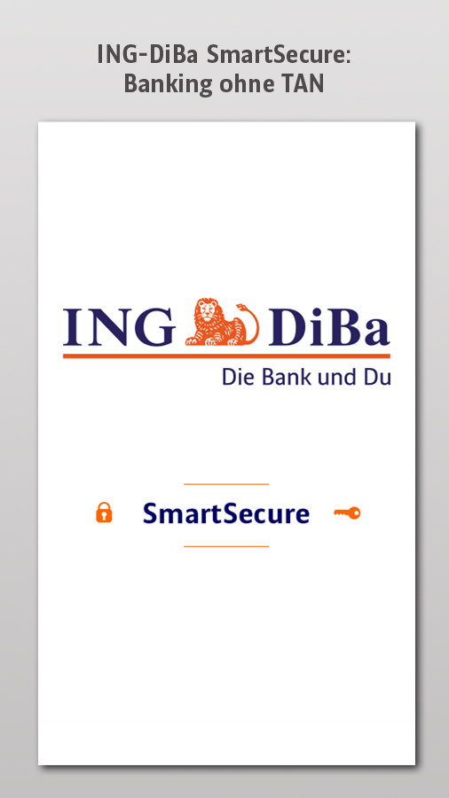 Android application ING-DiBa SmartSecure screenshort
