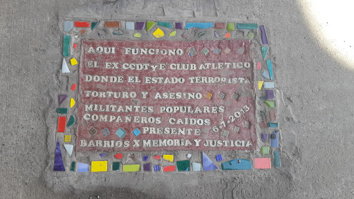 Placa Memoria Y Justicia Asesinatos 1977