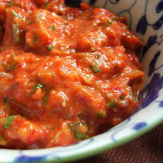 Low Fat Roasted Red Pepper Pesto