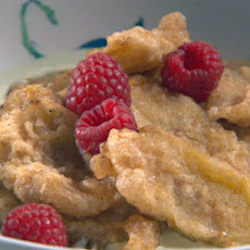 Tempura Bananas with Coconut-Green Tea Sauce