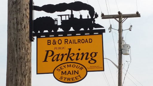 B & O Railroad Parking Sign