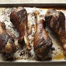 Asian BBQ Turkey Drumsticks