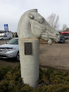 Horse Head Statue