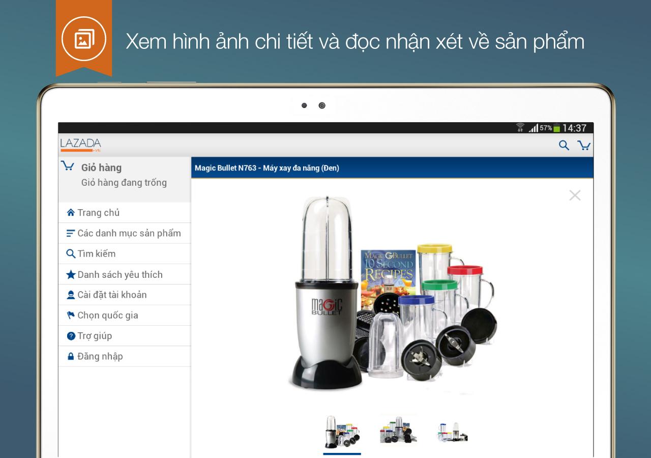 Hình ảnh - Ứng dụng mua sắm Lazada Ứng dụng mua sắm Lazada