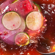 Sparkling Rum and Pomegranate Punch Recipe