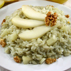 Gorgonzola and Pear Risotto with Walnuts - Risotto con Gorgonzola, Pere e Noci