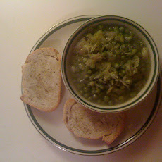 Sorrel, Pea, and Leek Soup