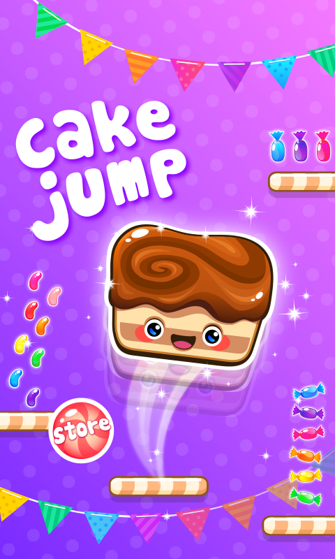 Android application Cake Jump screenshort