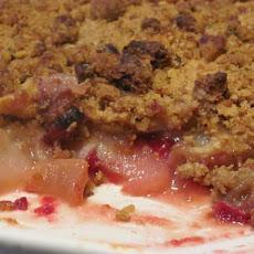 Cranberry Pear Crunch With Granola Topping