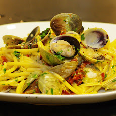 Spicy Clams & Bucatini for Me