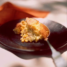 Spoon Bread with Leeks and Corn