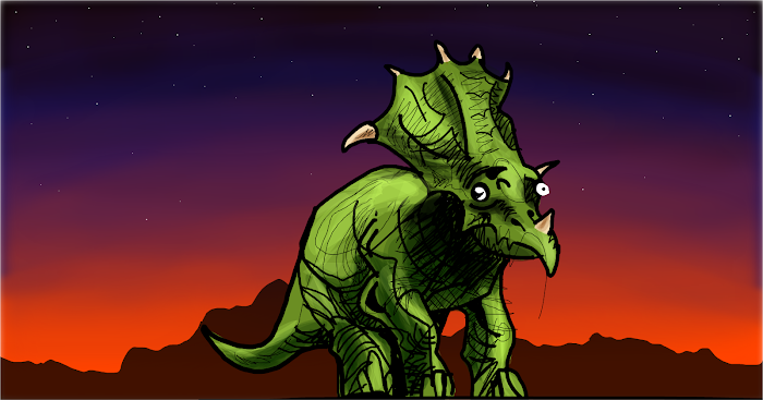 dinosaur without fill tool