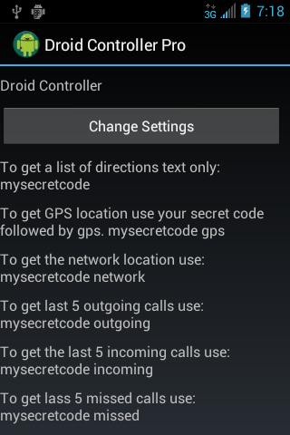 Droid Controller Pro