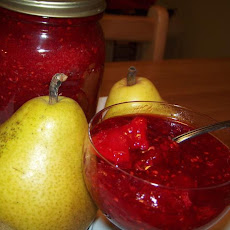 No-Cook Raspberry Pear Jam