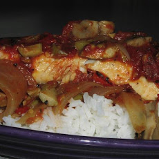 Tilapia With Pimiento Sauce
