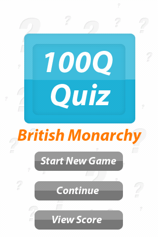 British Monarchy - 100Q Quiz