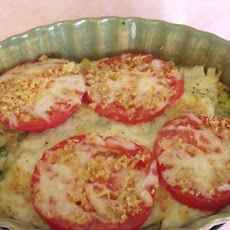 Flounder Spinach Bake