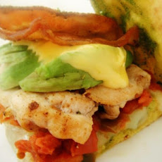 Curry Naan Grilled Chicken Sandwich