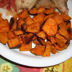 Curried Sweet Potato Wedges