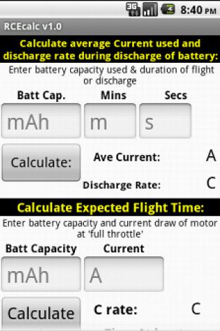 RC E Calc