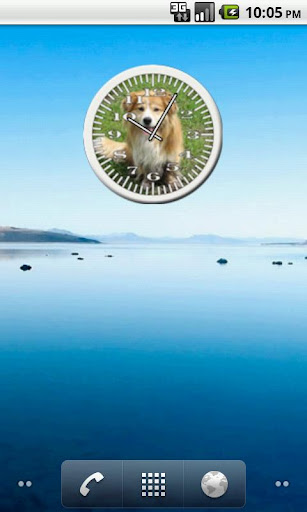 【免費個人化App】Dog 7 Collie Analog Clock-APP點子