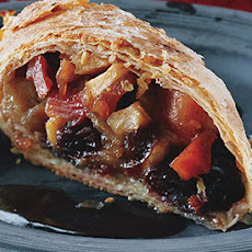 Quince Apple Strudels with Quince Syrup