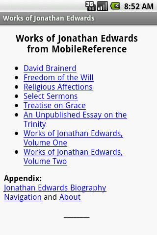 Works of Jonathan Edwards