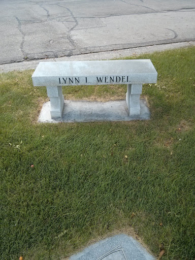 Lynn Wendel Memorial Bench