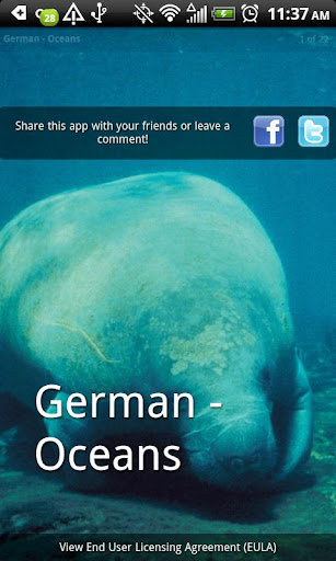 Learn German - Oceans