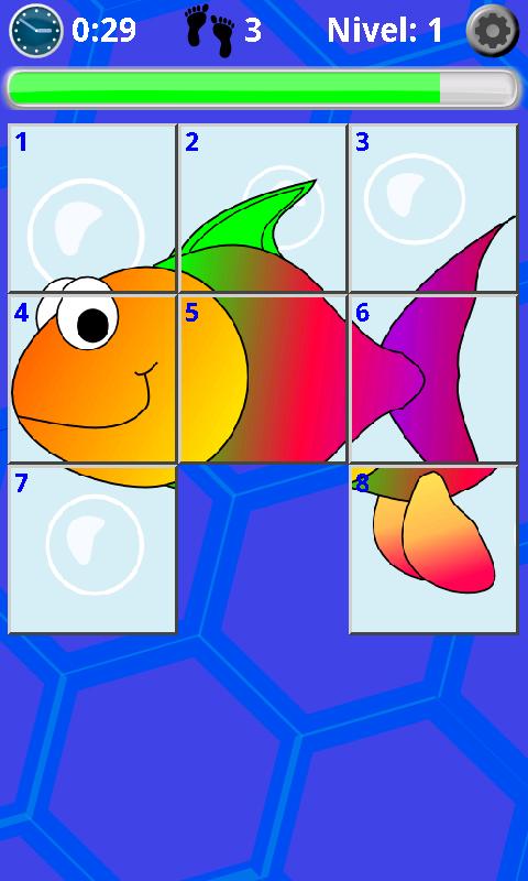 Android application Kids Slide Puzzle screenshort