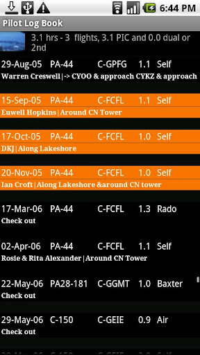 JCST Pilot Logbook for Android