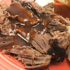 Slow Cooked Sweet Onion and Garlic Beef Roast
