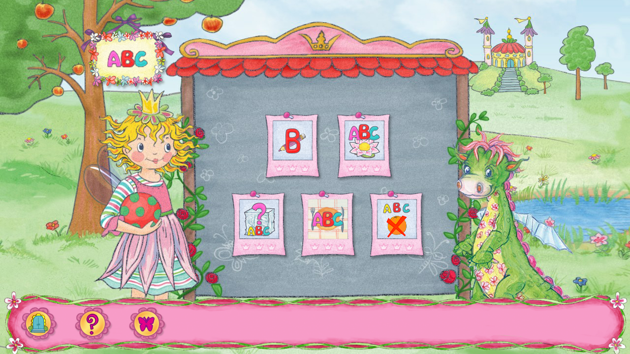 Android application Prinzessin Lillifee Buchstaben screenshort