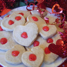 Valentine Cinnamon Shortbread Cookies