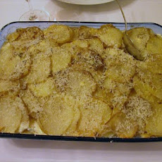 Blue Cheese Potato Gratin