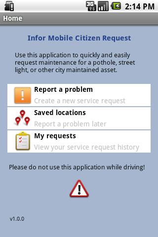 Infor Mobile Citizen Request