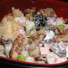 Kicked up and Lightened Waldorf Salad for Two!